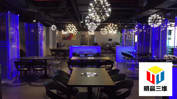 當代裝置藝術使用激光內雕發光玻璃