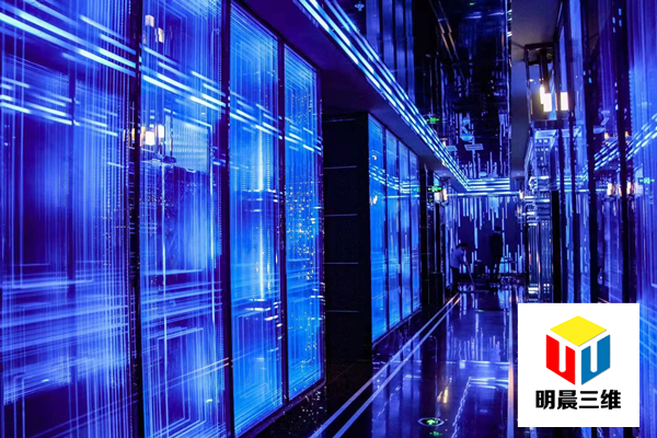 激光內雕發光玻璃隔斷的優點和特點