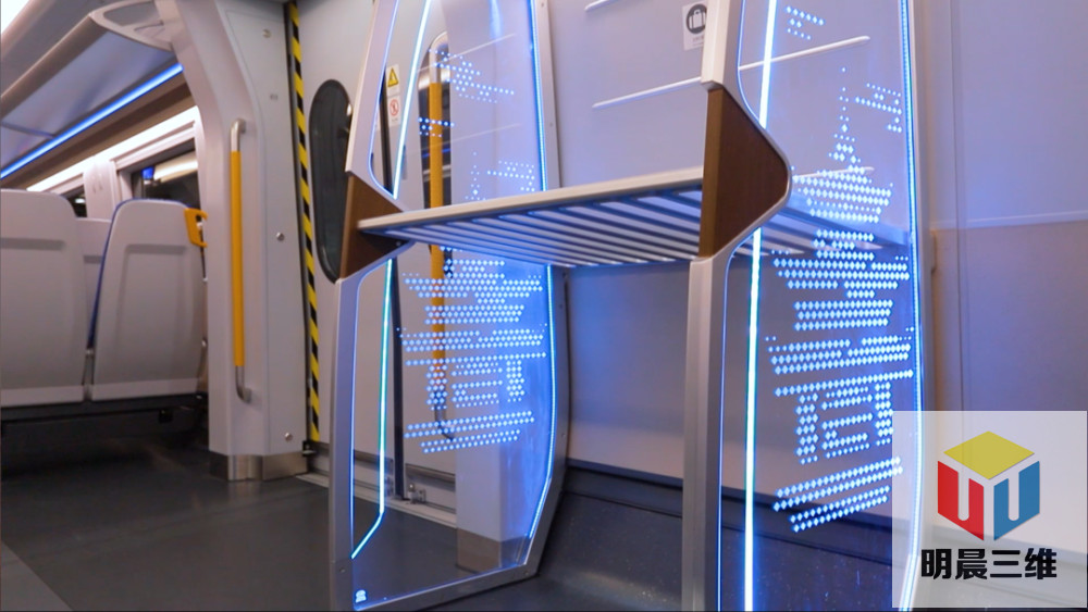激光內雕玻璃伴隨新一代智能動車組運行