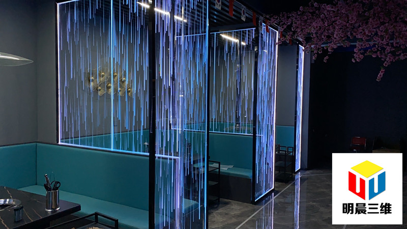 激光內雕玻璃隔斷是目前應用十分廣泛的裝飾材料之一